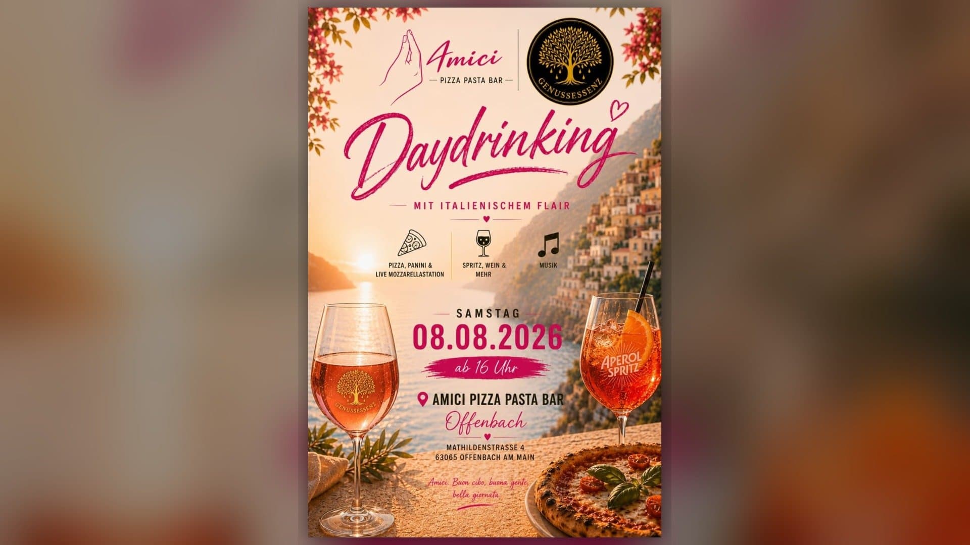 Daydrinking mit italienischem Flair