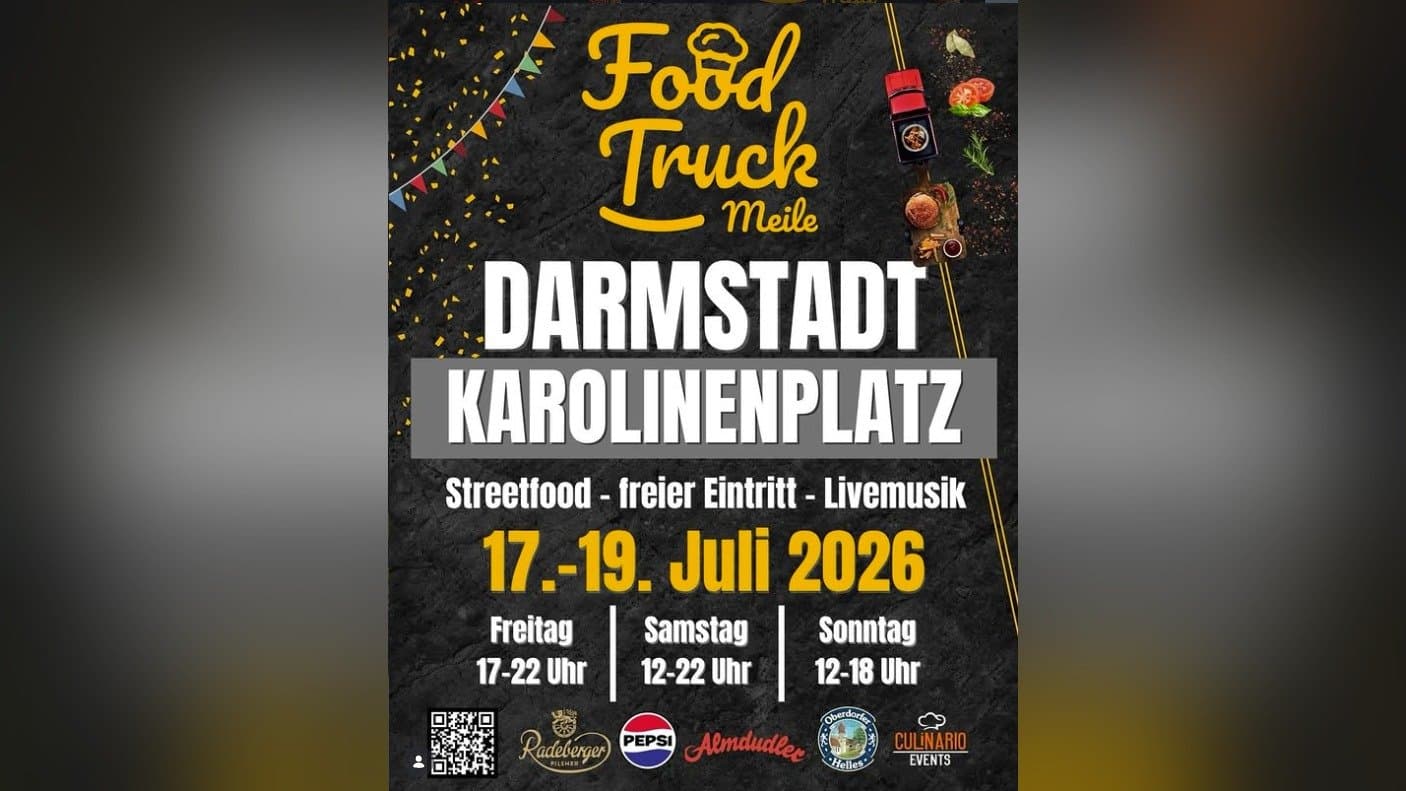 Food Truck Meile Darmstadt - Samstag