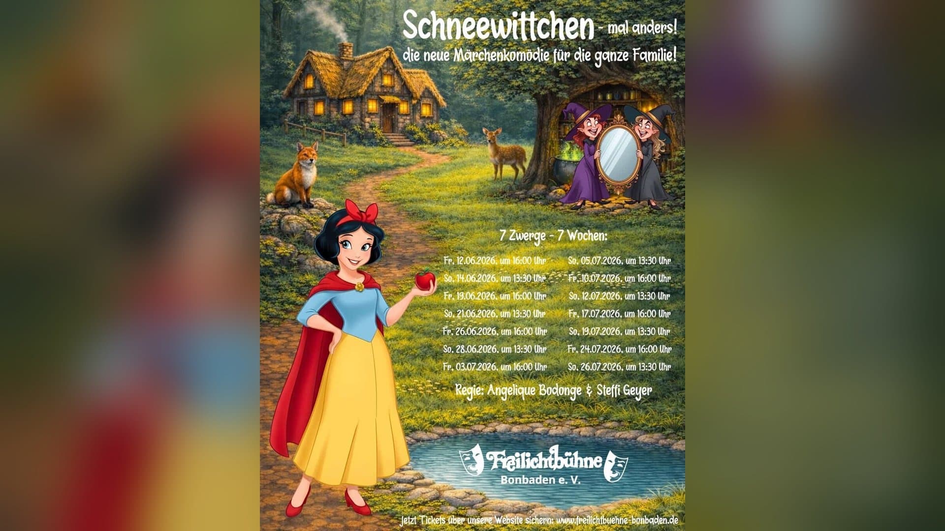 Schneewittchen mal anders (Freilichtbühne Bonbaden)