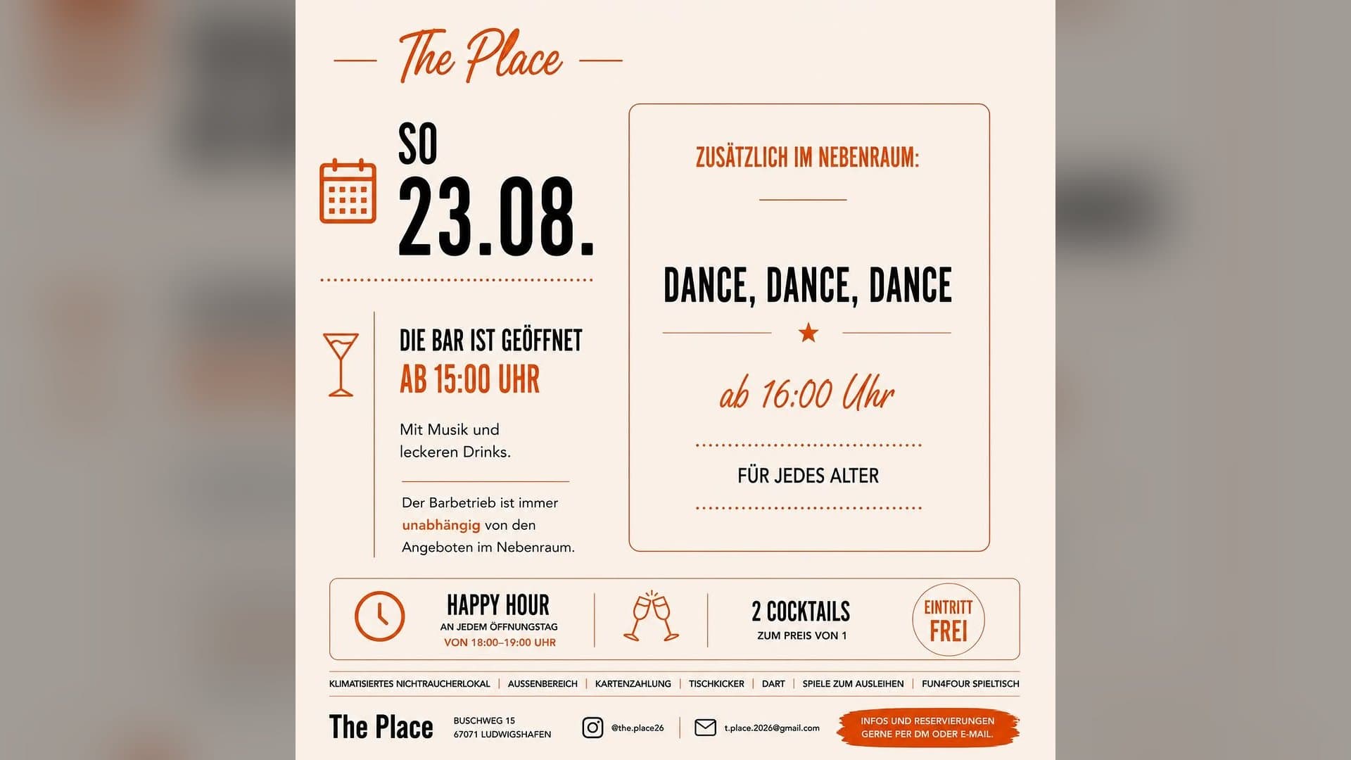 Dance, Dance, Dance im The Place
